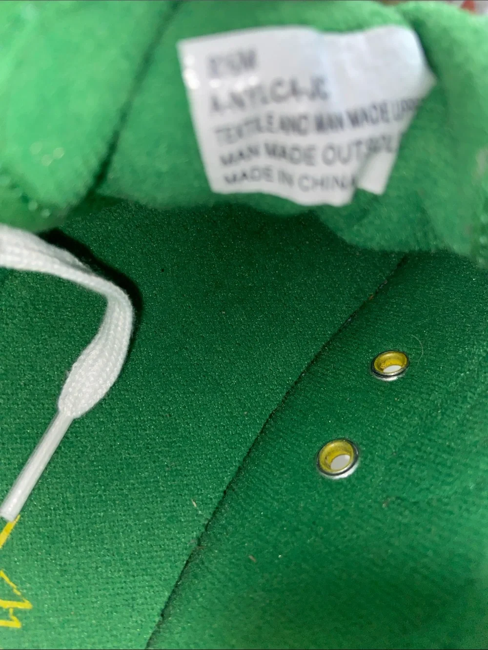 J.Crew x Tretorn Green, White & Yellow Canvas Sneakers – Size 8.5
